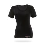 WOMEN’S SHORT-SLEEVE T-SHIRT Wide Crew Neck | FIR Microfiber & Elastane